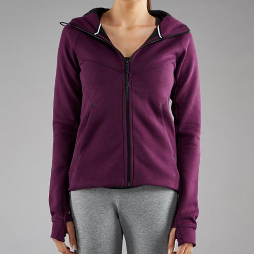 Nike Sportswear Tech Fleece FZ Hoodie Mulberry / Heather / Black for Women
